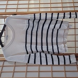Madewell striped pocket sweater
